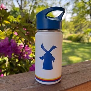 Dutch Bros. Blue and White Water 12 oz Bottle